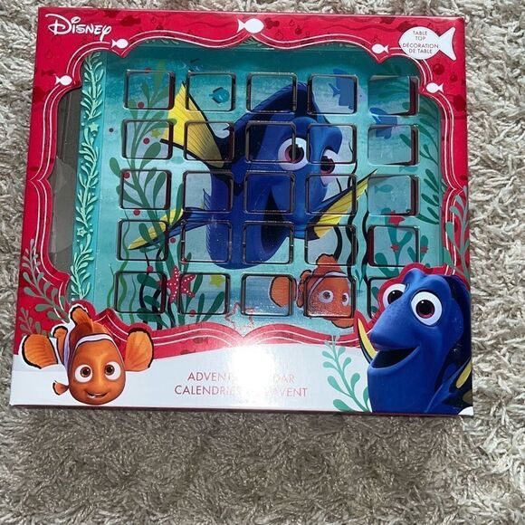 NIB Disney Kurt S. Adler Finding Dori 9.5” Tabletop Advent Calendar Christmas - Picture 1 of 9